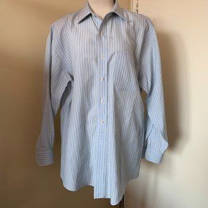 Brooks Brothers CLASSIC NON-IRON STRIPED SHIRT 100% SUPIMA COTTON 16 1/2-32